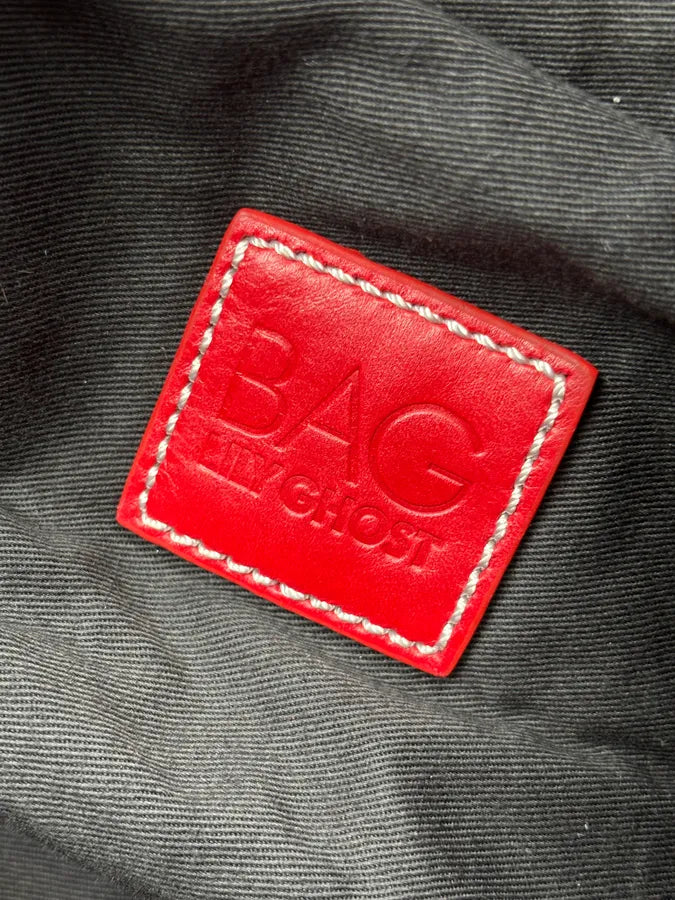AW2010 Dolce & Gabbana Red Canvas Trompe LOeil Zip Handle Bag qxjPfqB 19