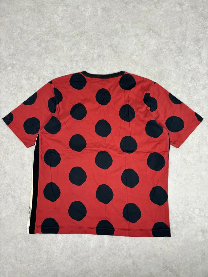 SS2015 Dolce & Gabbana Red Cotton Bull Print T-Shirt bHjcxVn 4