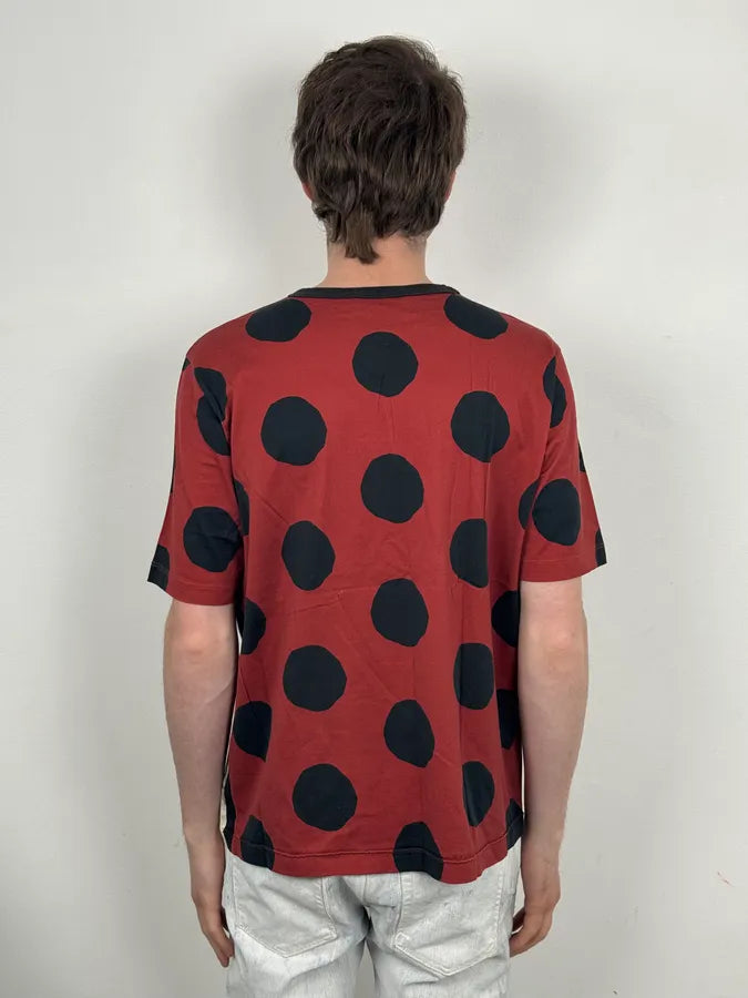 SS2015 Dolce & Gabbana Red Cotton Bull Print T-Shirt bHjcxVn 2