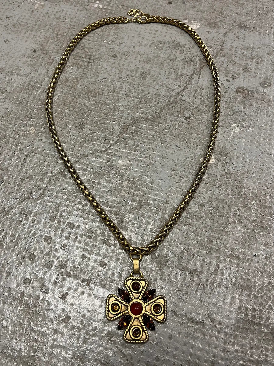 Dolce & Gabbana Red Gold Long Necklace (OS) kHeNnKS 2