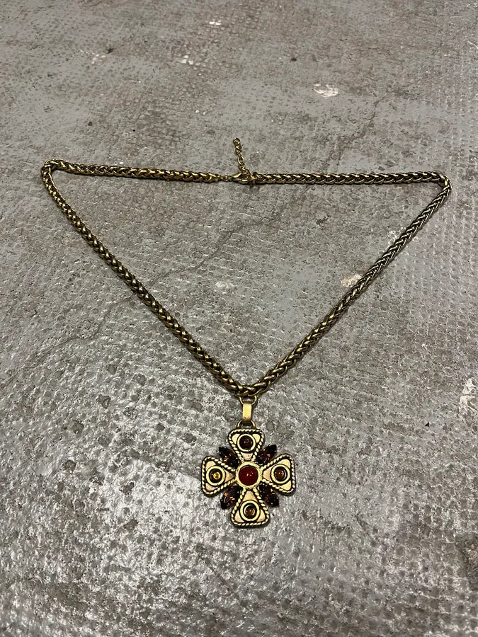 Dolce & Gabbana Red Gold Long Necklace (OS) kHeNnKS 5
