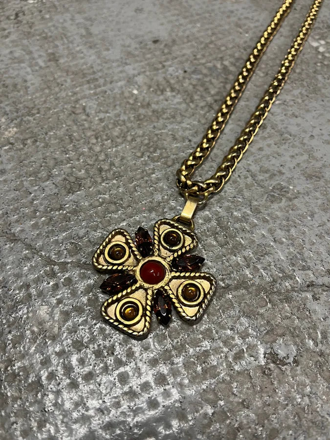 Dolce & Gabbana Red Gold Long Necklace (OS) kHeNnKS 9