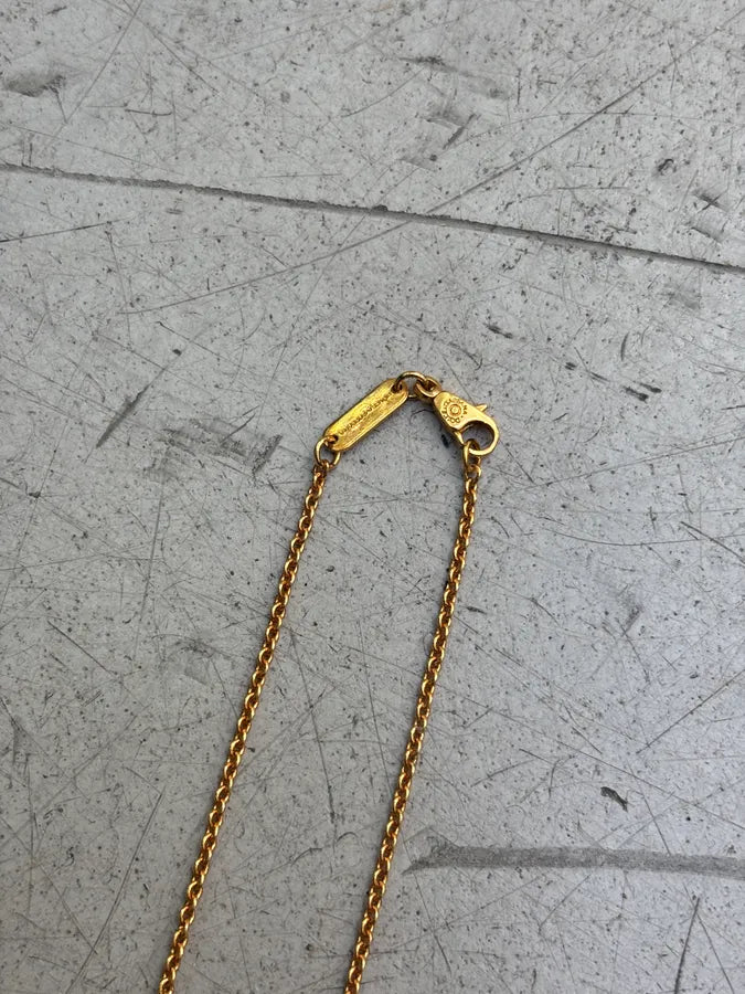 Dolce & Gabbana Rosary Cross Gold & Black Necklace IjDisjI 6