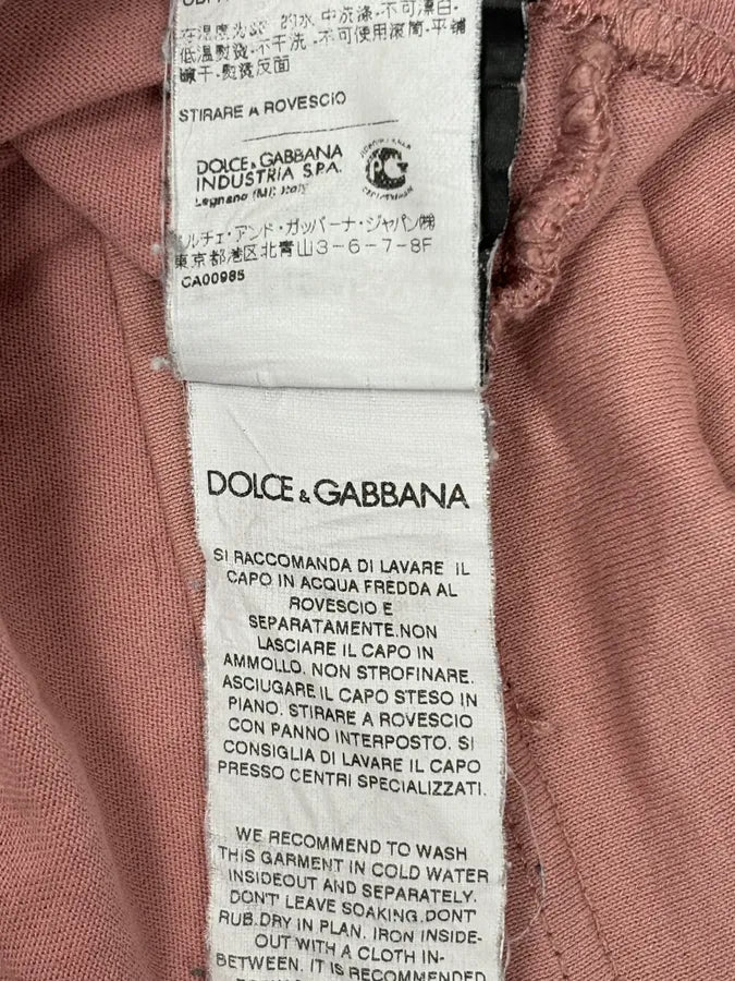 SS2009 Dolce & Gabbana Rose Cotton Steve McQueen Graphic T-Shirt lQHwKpE 13