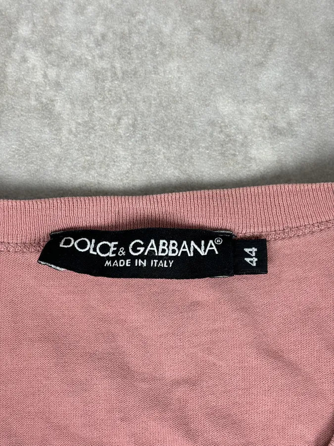 SS2009 Dolce & Gabbana Rose Cotton Steve McQueen Graphic T-Shirt lQHwKpE 11