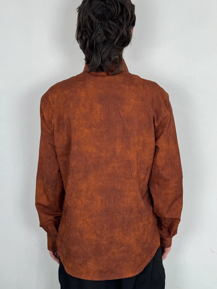 Dolce & Gabbana Rust Suede Brown Shirt GZdkUmG 2