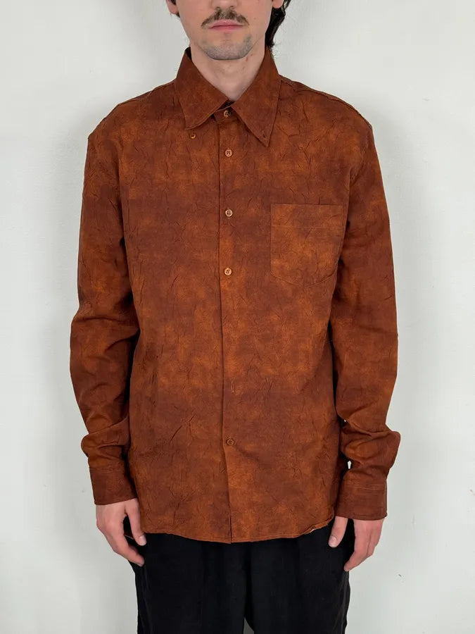 Dolce & Gabbana Rust Suede Brown Shirt GZdkUmG 1