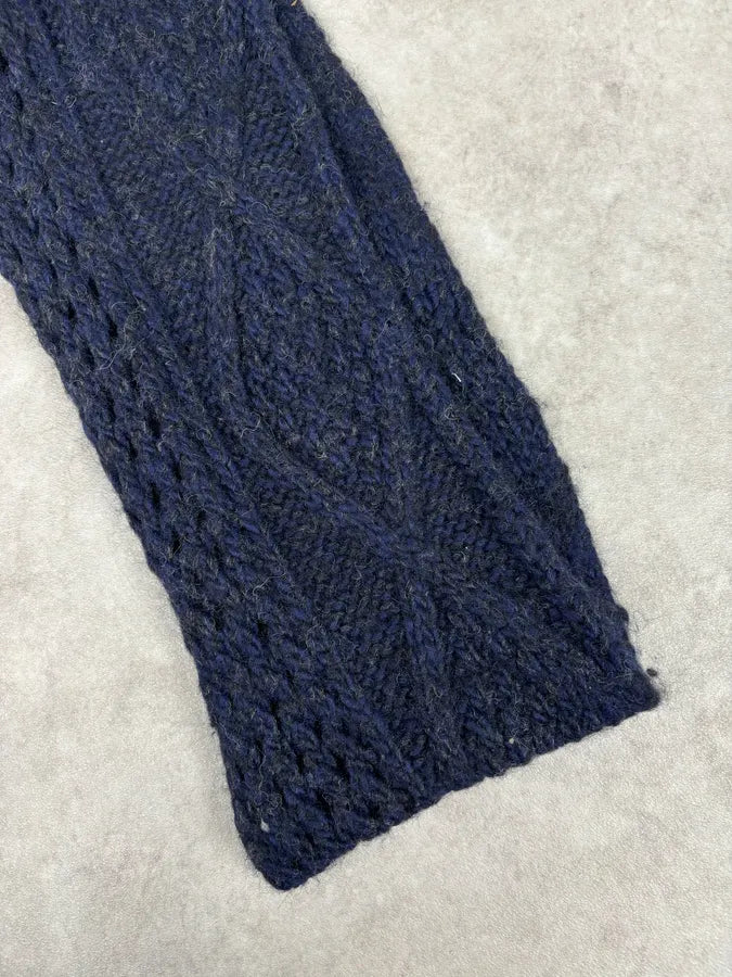 AW2006 Dolce & Gabbana Sailor Wool Navy Scarf PcIFrIP 5