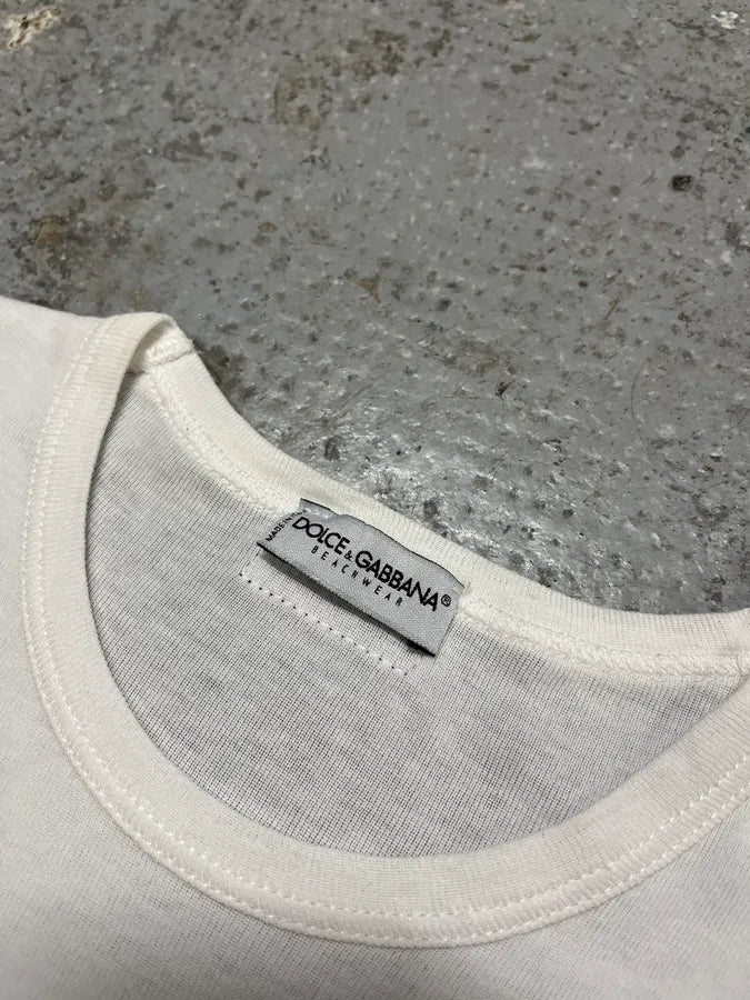 Dolce & Gabbana Sicilia White T-shirt (XS) akjvXSS 4