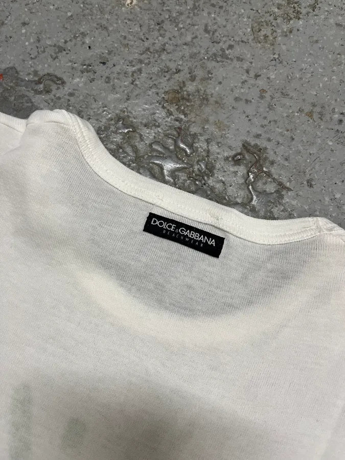 Dolce & Gabbana Sicilia White T-shirt (XS) akjvXSS 6