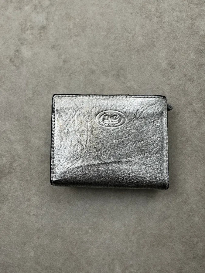Dolce & Gabbana Silver Leather Wallet VFghOhg 3