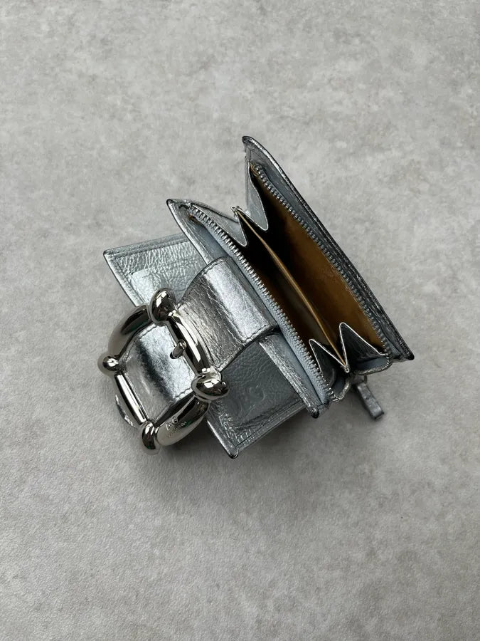 Dolce & Gabbana Silver Leather Wallet VFghOhg 4