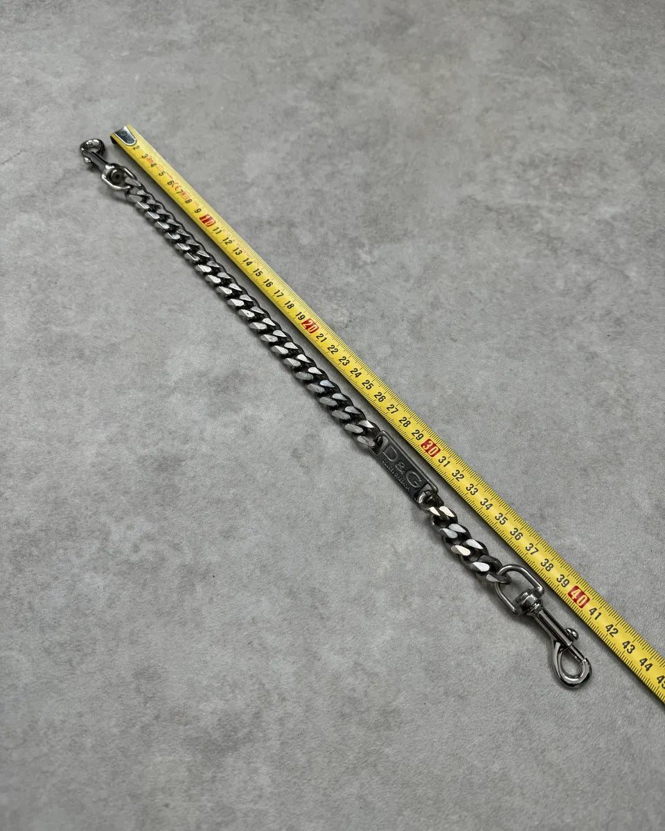 Dolce & Gabbana Silver Metal Chain Wallet Chain RediHHN 6