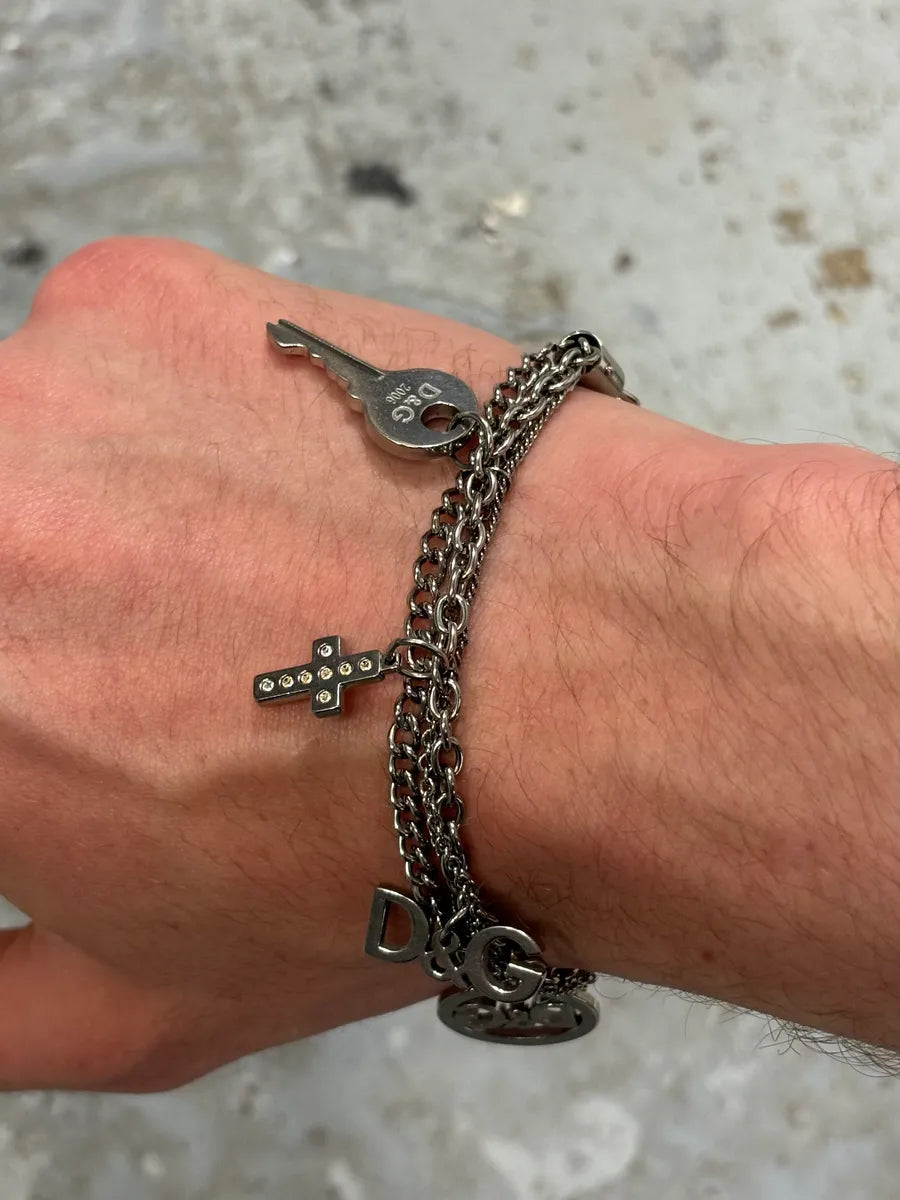 Dolce & Gabbana Silver Metal Charm Bracelet aBqRNZH 2