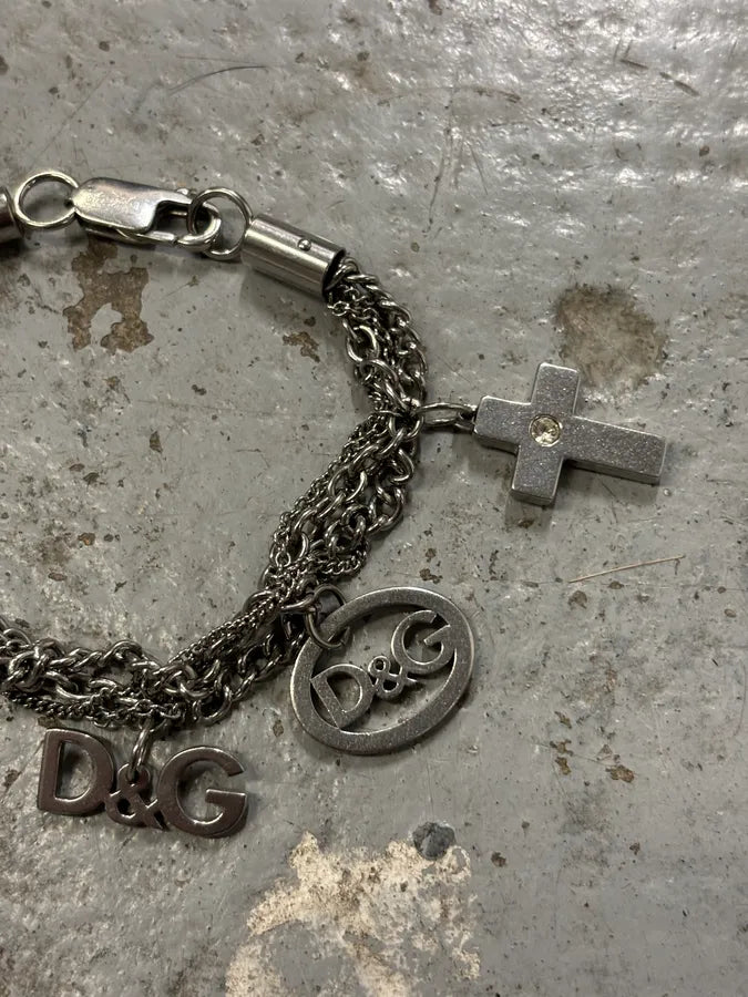 Dolce & Gabbana Silver Metal Charm Bracelet aBqRNZH 5