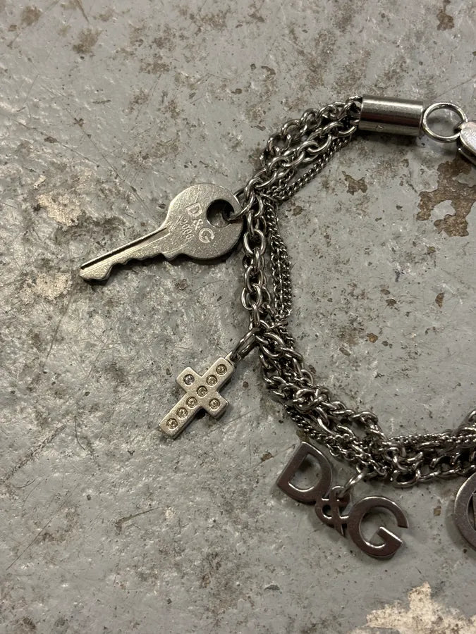 Dolce & Gabbana Silver Metal Charm Bracelet aBqRNZH 4
