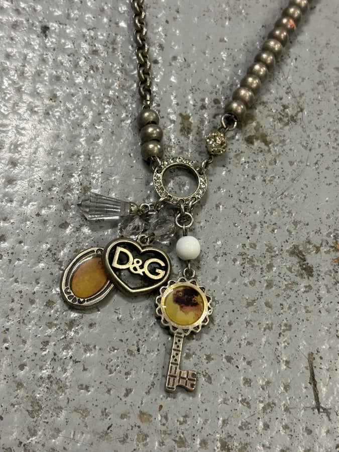 Dolce & Gabbana Silver Metal Charm Necklace kFxoSni 2