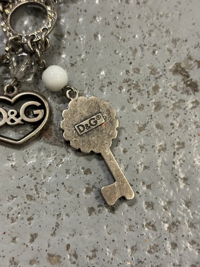 Dolce & Gabbana Silver Metal Charm Necklace kFxoSni 4