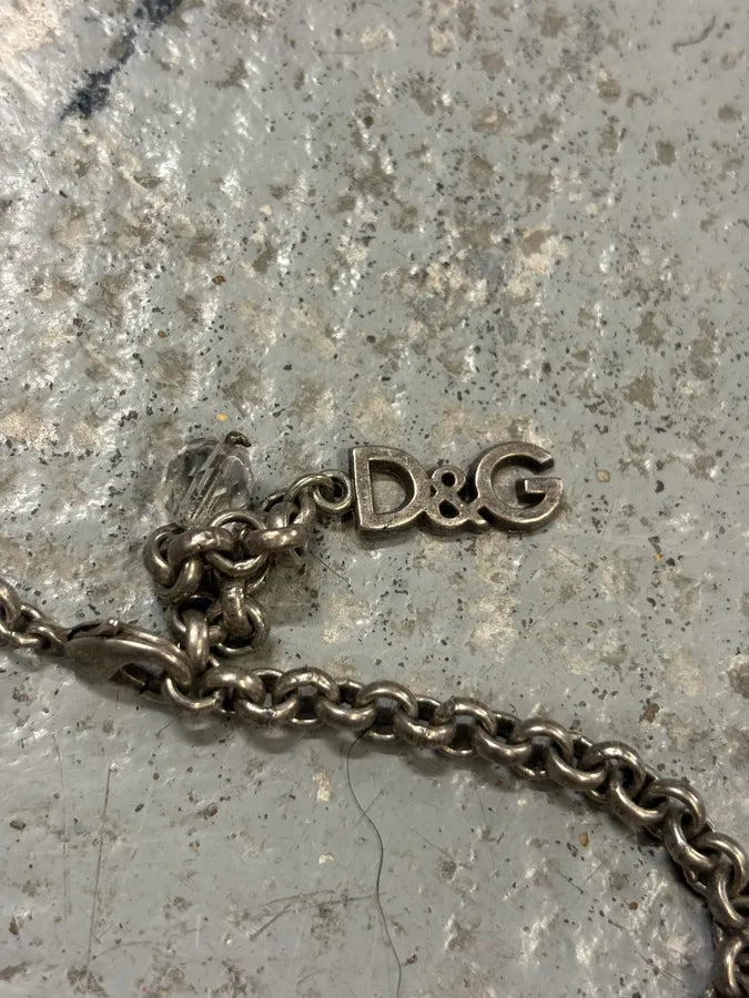 Dolce & Gabbana Silver Metal Charm Necklace kFxoSni 3
