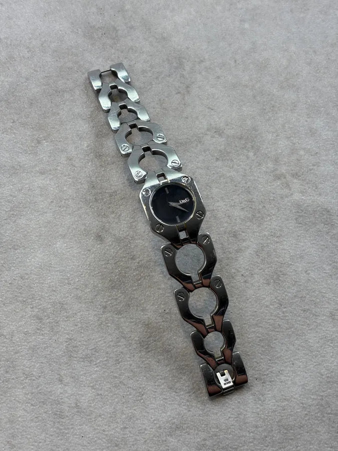 Dolce & Gabbana Silver Metal Link Squared Watch XnGCvZN 0