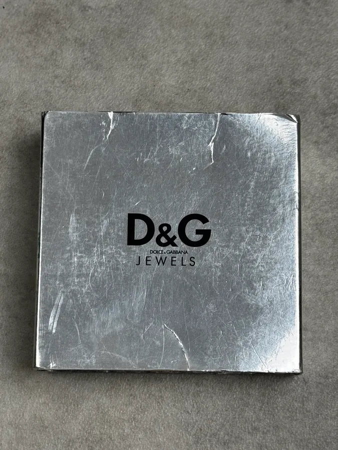Dolce & Gabbana Silver Metal Pearl Cross Charm Bracelet QTIJplj 9