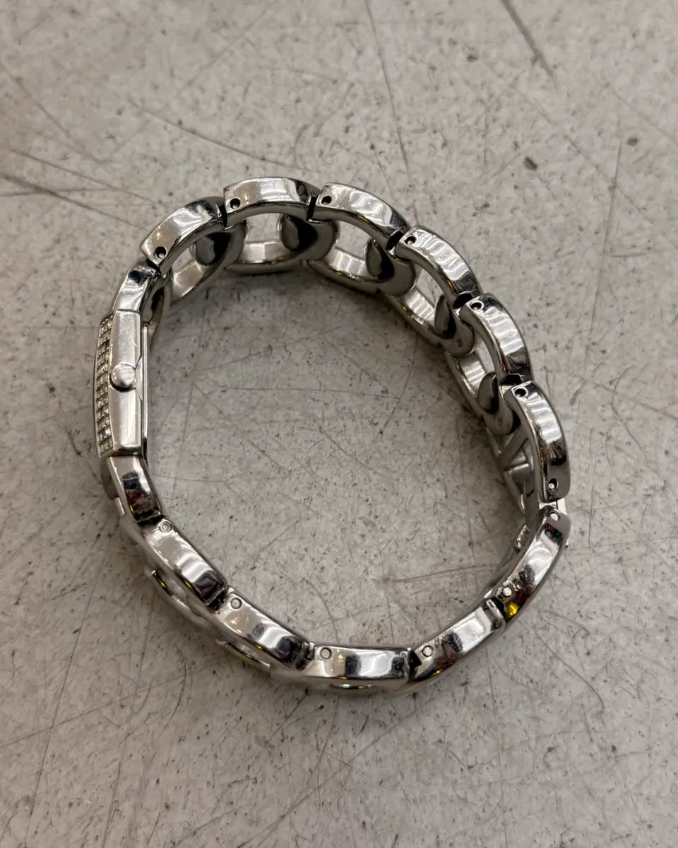 Dolce & Gabbana Silver Metal Rhinestone Watch QHTtRlo 2
