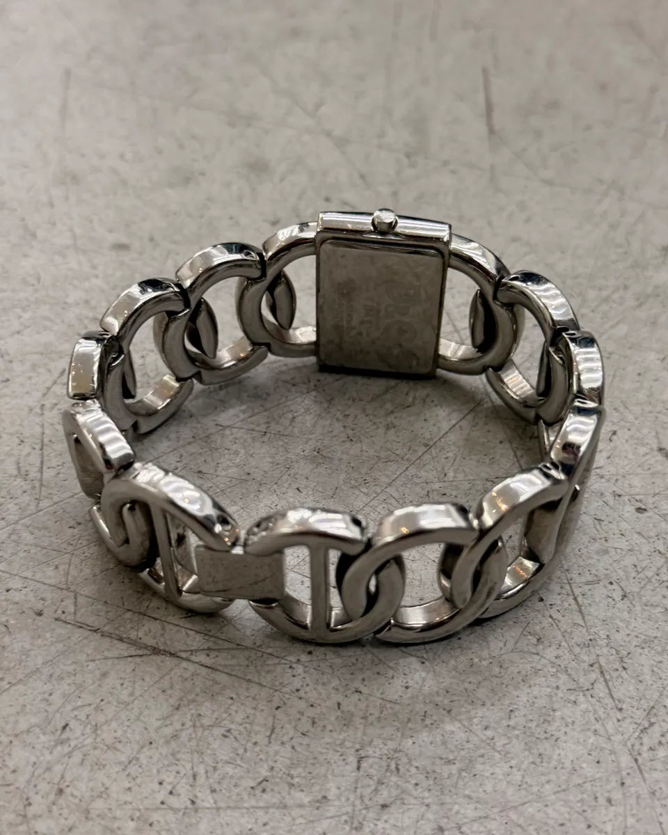 Dolce & Gabbana Silver Metal Rhinestone Watch QHTtRlo 4