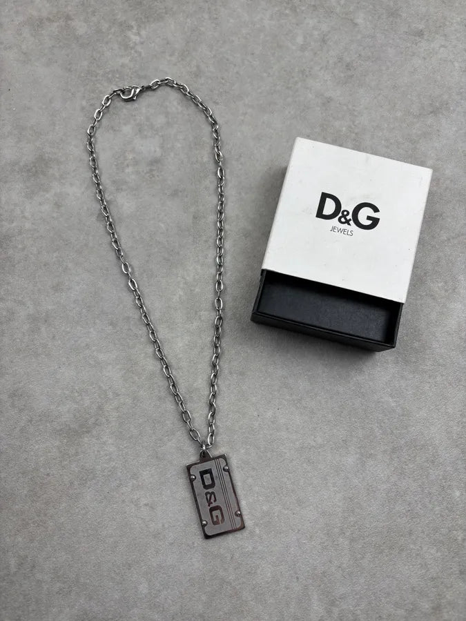 Dolce & Gabbana Silver Plate Necklace vfdUuPv 0