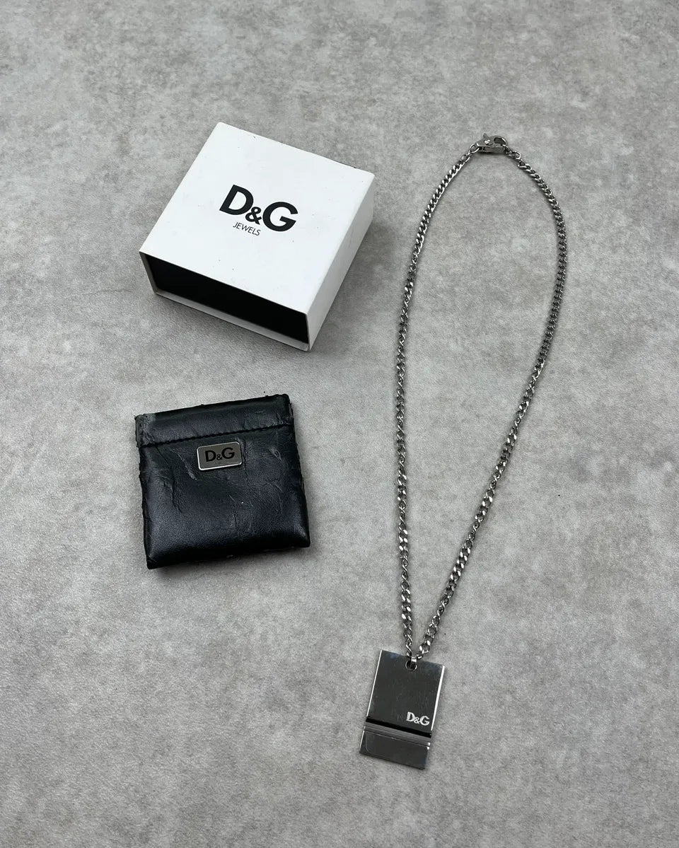Dolce & Gabbana Silver Stainless Steel Necklace IdyIUaZ 0