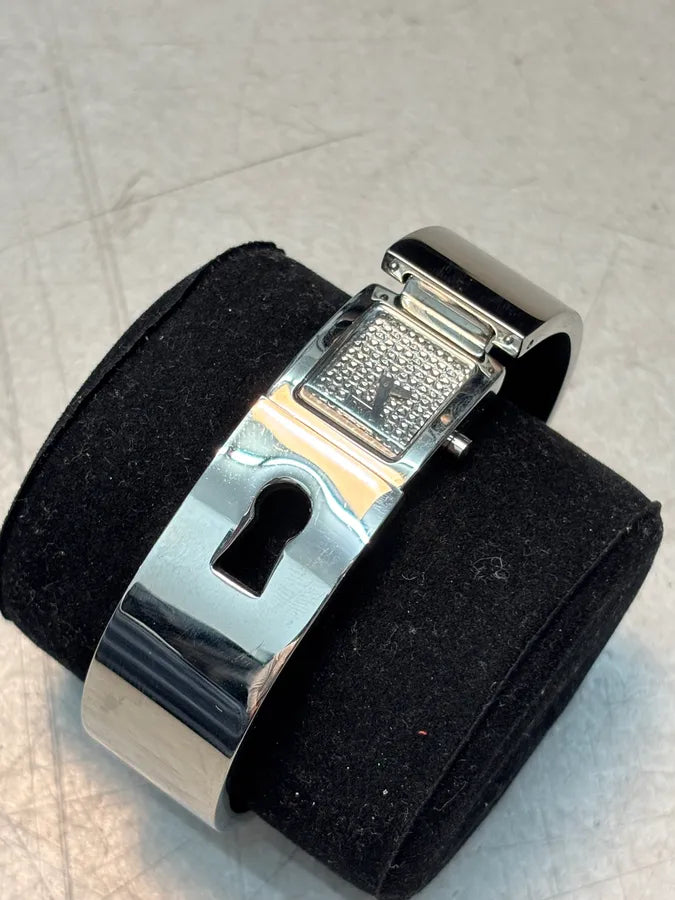 Dolce & Gabbana Silver Stainless Steel Rigid Cuff Watch JGgyRqA 4