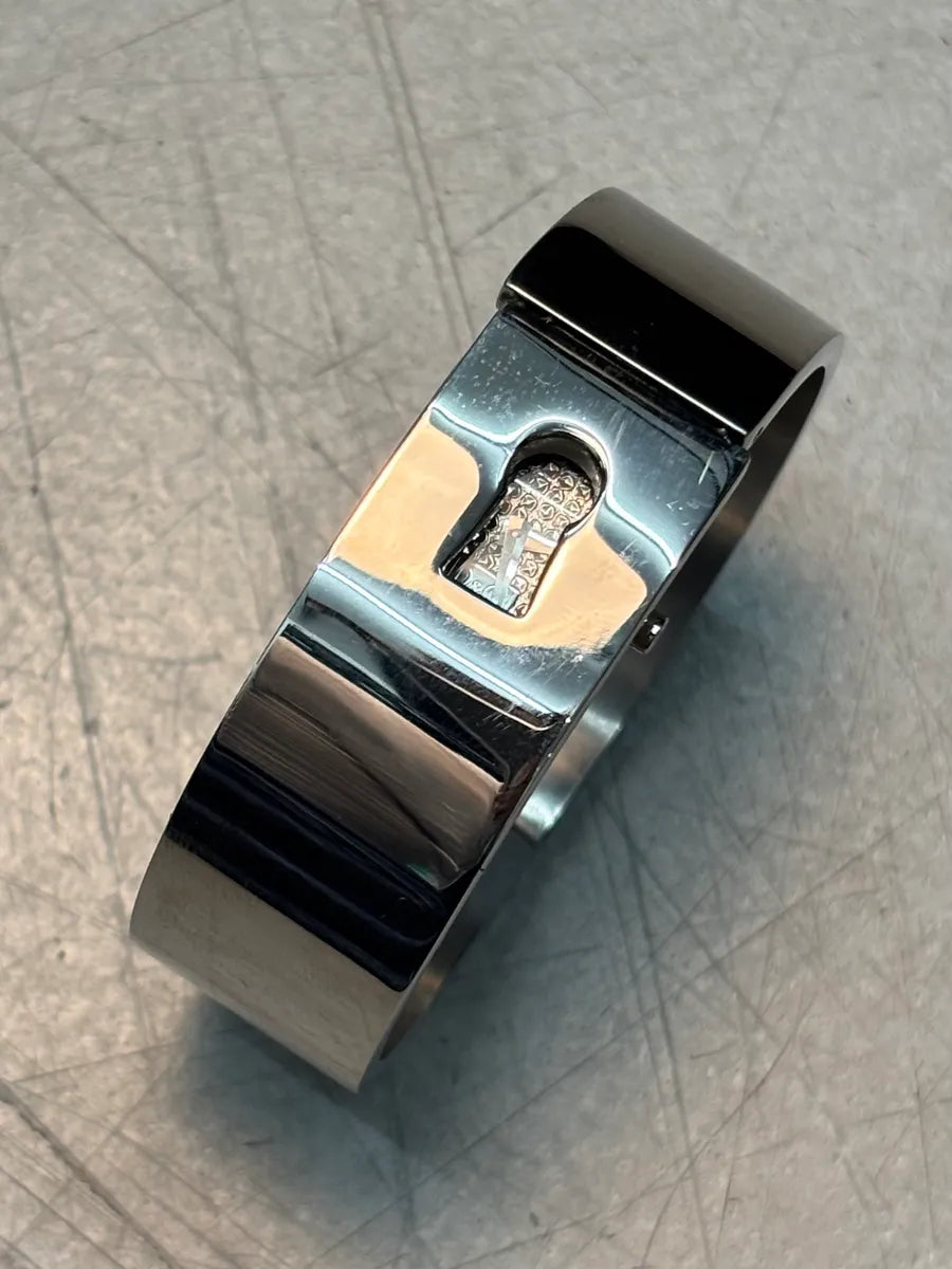 Dolce & Gabbana Silver Stainless Steel Rigid Cuff Watch JGgyRqA 1