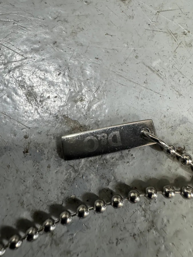 Dolce & Gabbana Stainless Steel Dog Tag Necklace (OS) 3