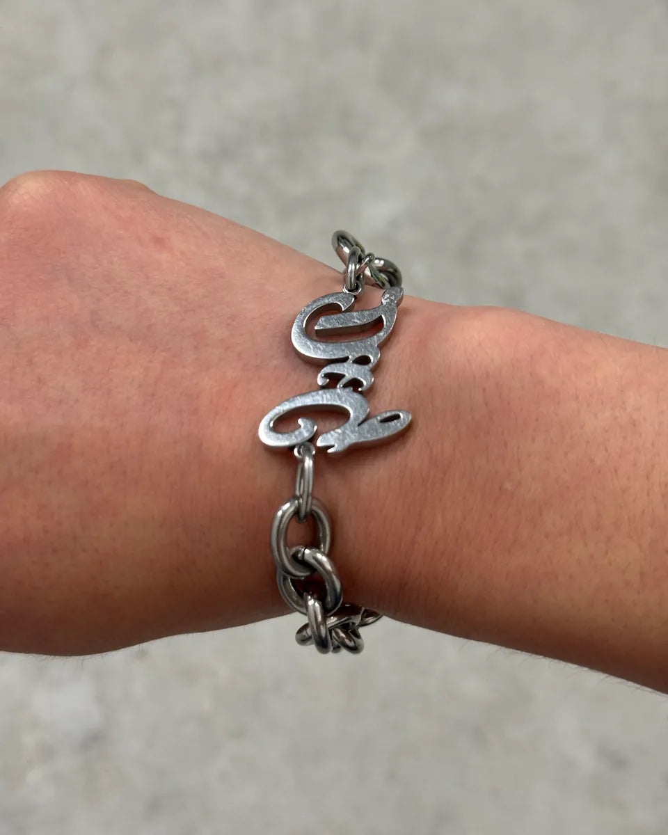Dolce & Gabbana Stainless Steel Logo Chain Bracelet gENEZQN 2