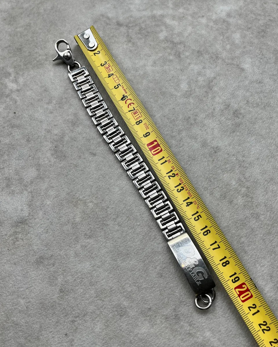 Dolce & Gabbana Stainless Steel Logo Chain Bracelet zqBKFPq 7