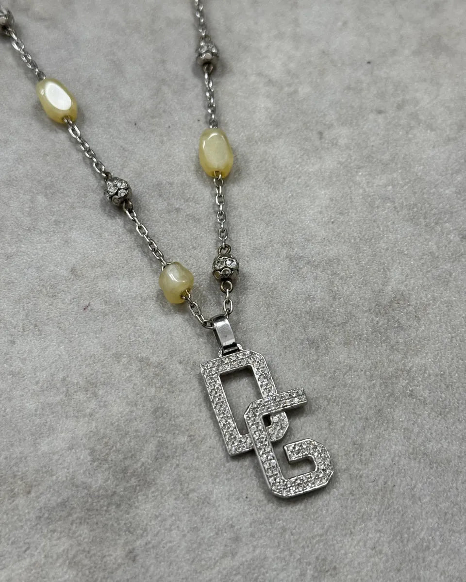 Dolce & Gabbana Stainless Steel Logo Necklace  ZSDvnbI 2