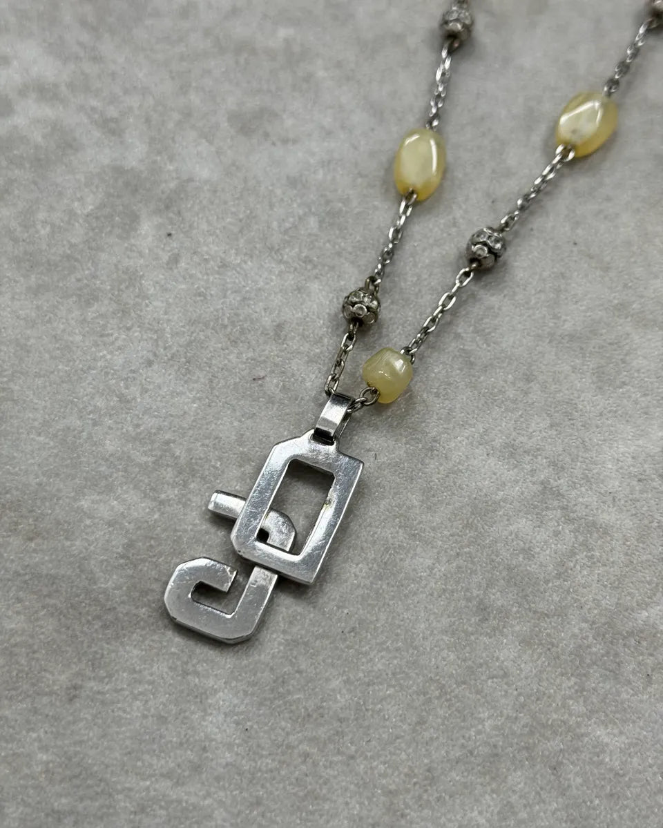 Dolce & Gabbana Stainless Steel Logo Necklace  ZSDvnbI 5