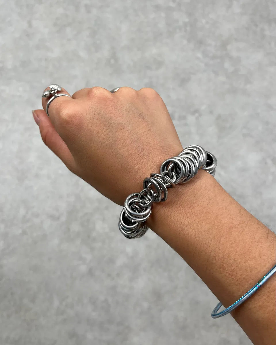 Dolce & Gabbana Stainless Steel Metal Filigree Charm Bracelet oPFyPxo 0