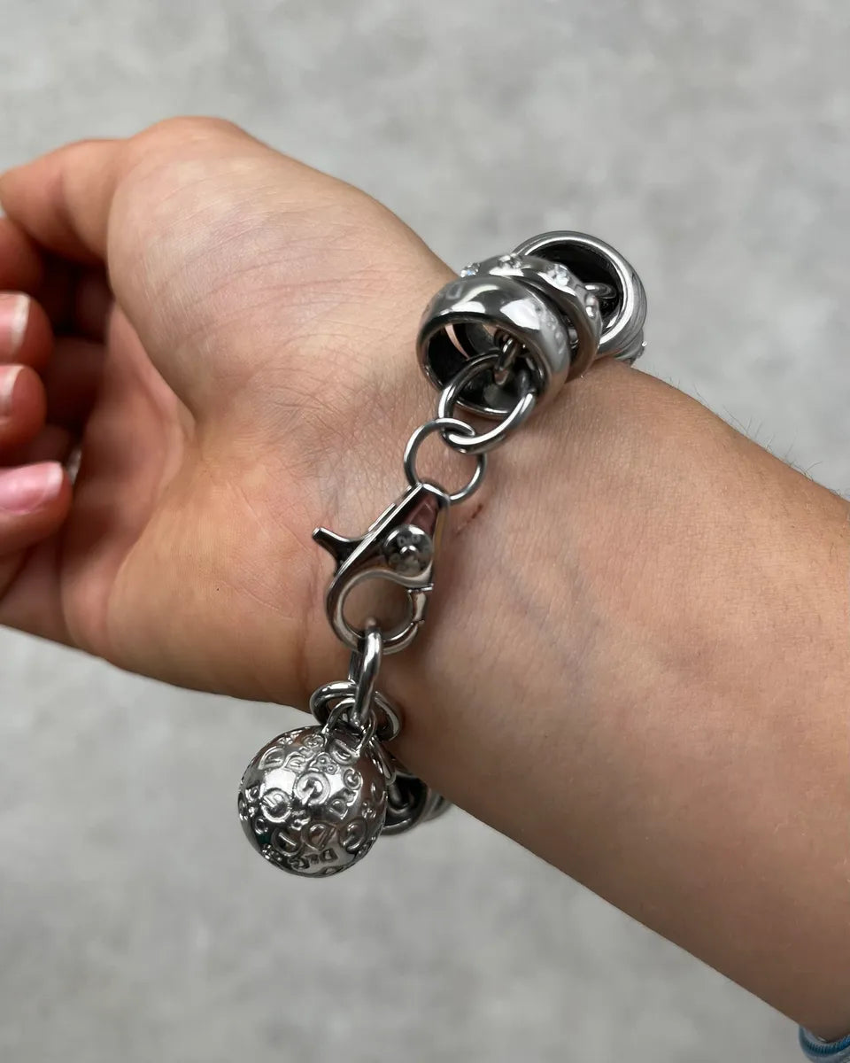 Dolce & Gabbana Stainless Steel Metal Filigree Charm Bracelet oPFyPxo 3