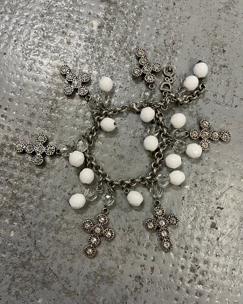 Dolce & Gabbana Stainless Still Cross Charm Bracelet EIlXQMD 1