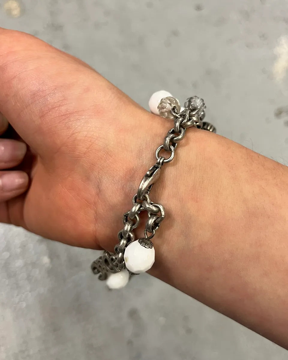 Dolce & Gabbana Stainless Still Cross Charm Bracelet EIlXQMD 3