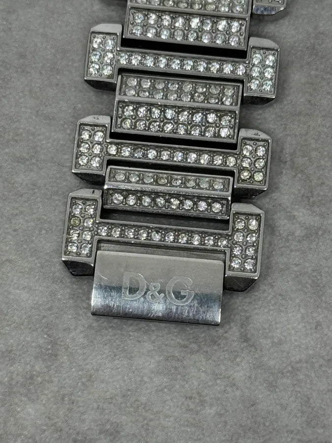 Dolce & Gabbana Strass Grey Stainless Steel Watch YslPWMB 5