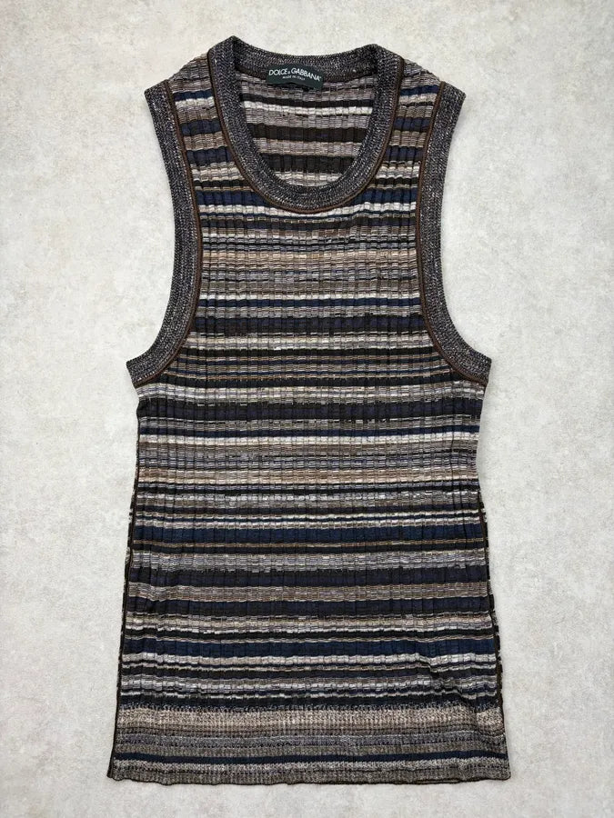 2010s Dolce & Gabbana Stripes Tank Top iUDCIHL 2