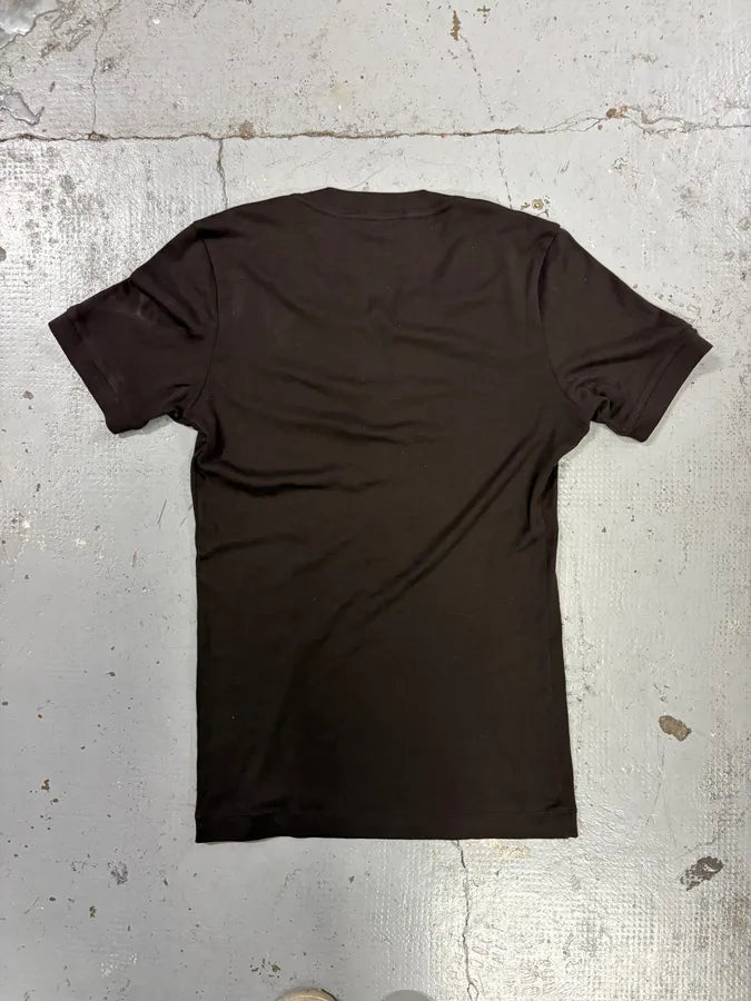 Dolce & Gabbana Taupe Brown Henley T-Shirt  MmuZMrs 4