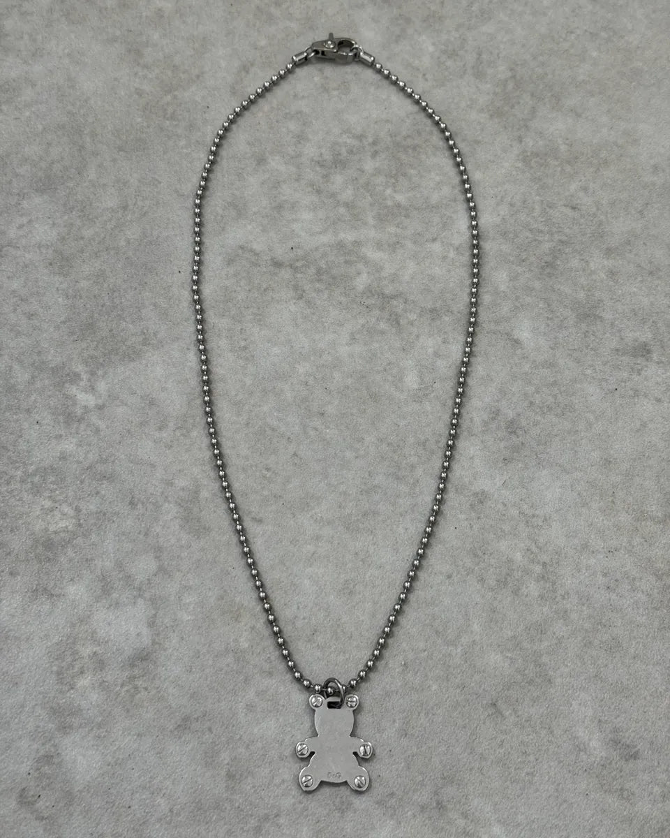 Dolce & Gabbana Teddy Bear Silver Necklace  iImImIg 0