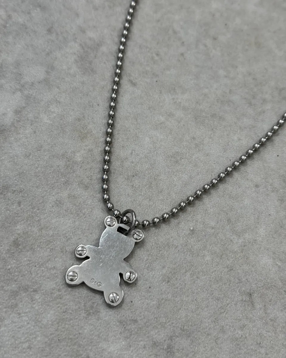 Dolce & Gabbana Teddy Bear Silver Necklace  iImImIg 2