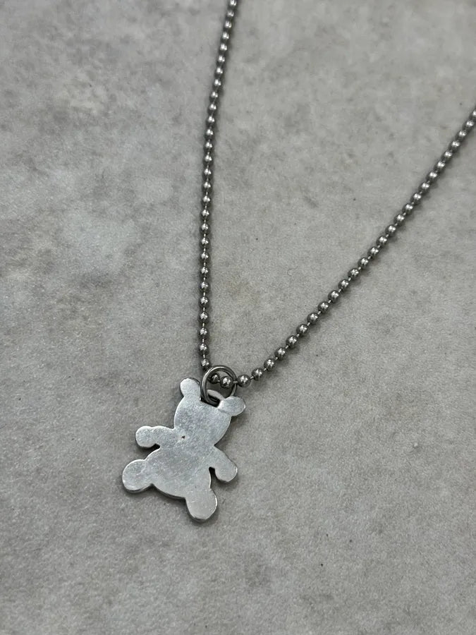 Dolce & Gabbana Teddy Bear Silver Necklace  iImImIg 5