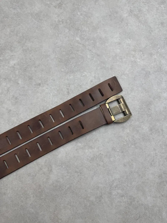 2010s Dolce & Gabbana Universal Adjustable Brown Suede Leather Belt LmPNxmJ 3