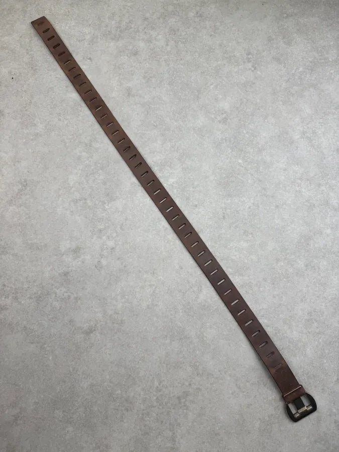 2010s Dolce & Gabbana Universal Adjustable Brown Suede Leather Belt LmPNxmJ 9