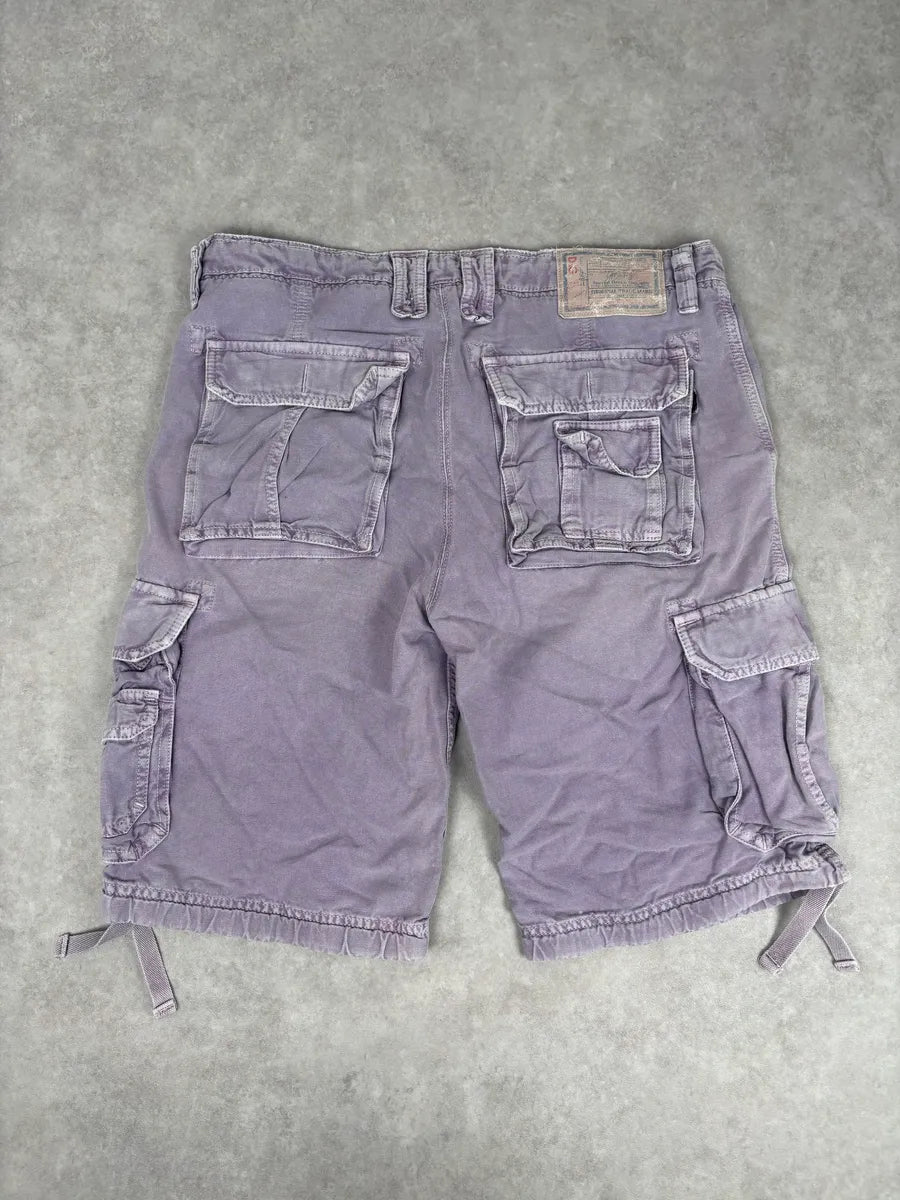 AW2006 Dolce & Gabbana Purple Military Cargo Shorts pONciXo 5
