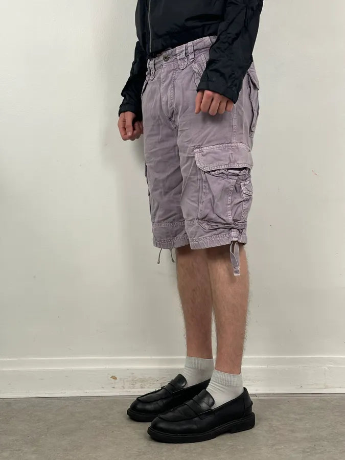 AW2006 Dolce & Gabbana Purple Military Cargo Shorts pONciXo 2